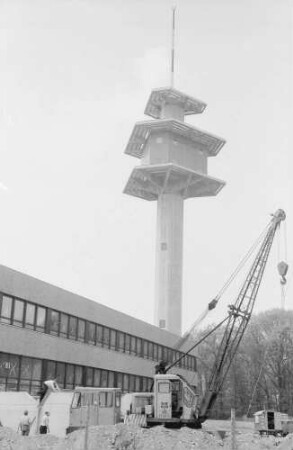 Freiburg: Oberpostdirektion; Turm allein