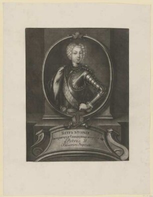 Bildnis des Petrus II, Zar von Russland