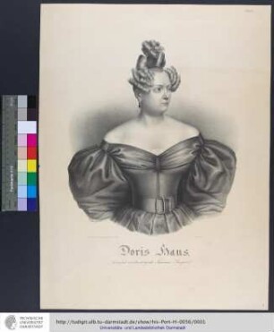 Doris Haus, königlich württembergische Kammer-Sängerin