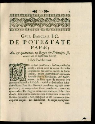Liber Posthumus