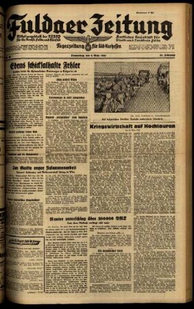 Ausgabe vom Donnerstag, den 06. März 1941.