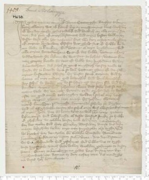 Testament des Bürgers Bernt Stoterogghe, besiegelt durch die Ratsmannen Hartich van der Molen und Godeke Tzerstede.