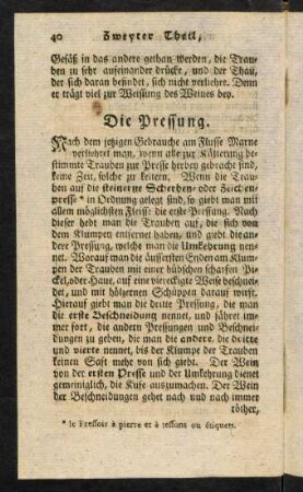 40-47, Die Pressung