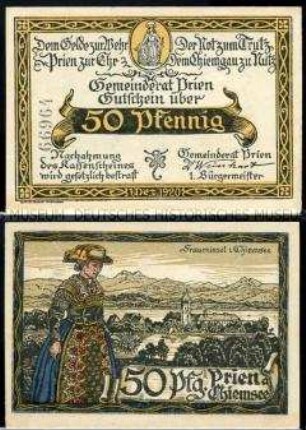 Prien, Notgeldserie, 50 Pfennig