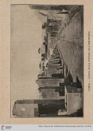 Pompei -Strada della Fontana dell'Abbondanza