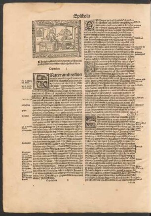Incipit epistola beati hieronymi ad Paulinum presbyterum de omnibus divine hystorie libris.