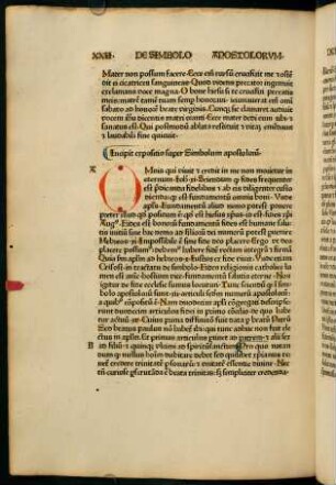 189v-200r, XXII. Incipit expositio super Simbolum apostolorum.