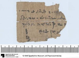 Demotischer Papyrus, Liste