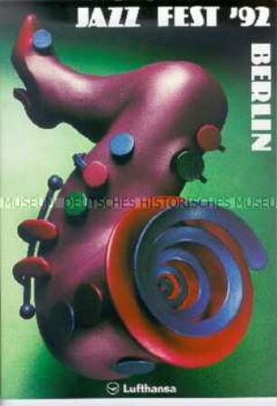Programmheft zum Jazzfestival in Berlin 1992