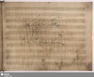 Vespers. Excerpts - Mus.3480-D-104 : Coro, orch, org; C; BemN VIII.3/3