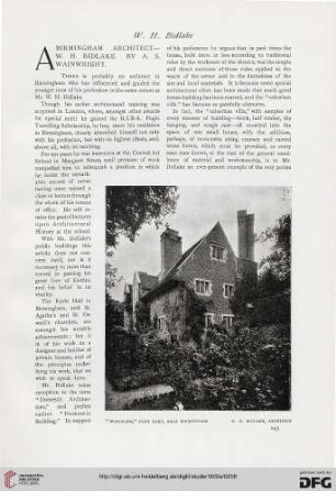 25: A Birmingham architect - W.H. Bidlake