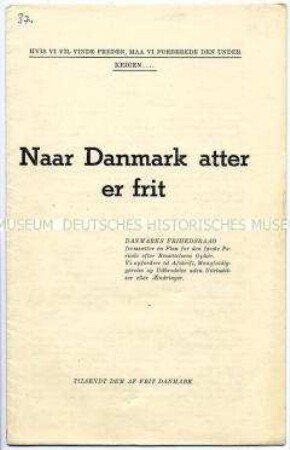 Programm des Dänischen Freiheitsrates für die Zeit nach der Befreiung (in dänischer Sprache)