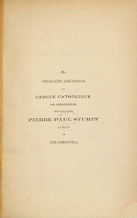 Le vieux Strasbourg : Conférences faites au Cercle catholique de Strasbourg par M. Schickelé