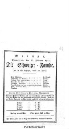 Die Schweizer=Familie