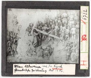 nach Jan van Eyck: Kreuztragung. Wien, Albertina, 15. Jhd.