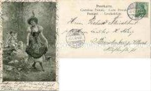 Tanzende Frau mit Armor
