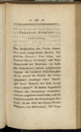 Zehntes Kapitel. Fortsetzung.
