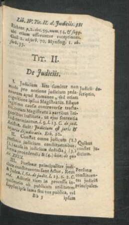 Tit. II. De Iudiciis