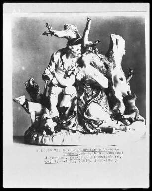 Jägerpaar mit Jagdhunden