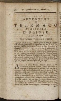 Libro Vigesimo Primo.