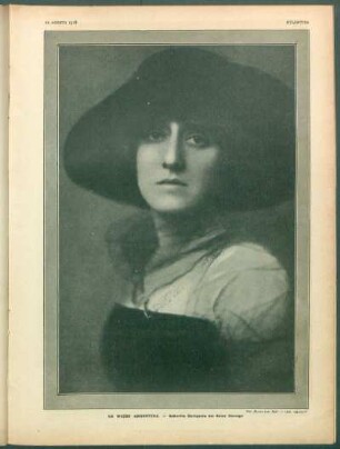 La mujer argentina. : Señorita Enriqueta del Solar Dorrego