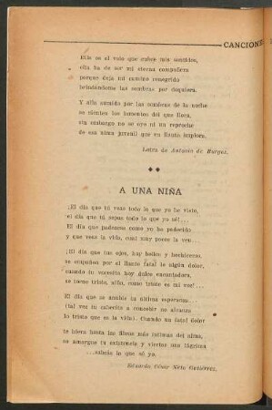 A una niña