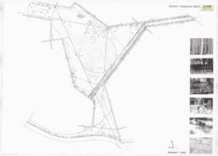 Ein Stadtpark für Berlin-Adlershof Schinkelwettbewerb 1996: Lageplan 1:2000, Situationsfotos