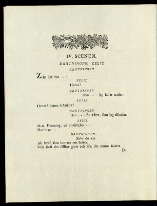 IV. Scenen.