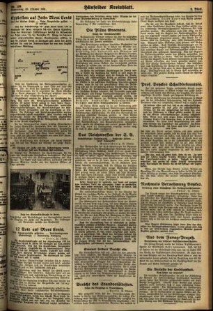Zweite Ausgabe vom Donnerstag, den 22. Oktober 1931.