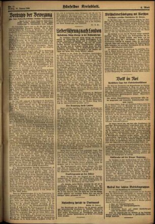Zweite Ausgabe vom Freitag, den 24. Januar 1936.