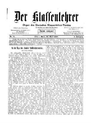 An die Ärzte des "kranken" Klassenlehrervereins