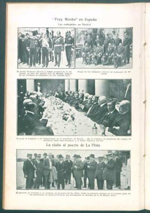 "Fray Mocho" en España : Las embajadas en Madrid