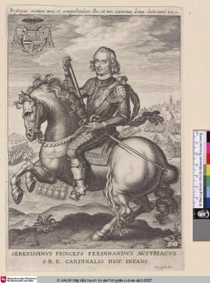 Serenissimus Princeps Ferdinandus Austriacus S.R.E. Cardinalis Hisp. Infans.