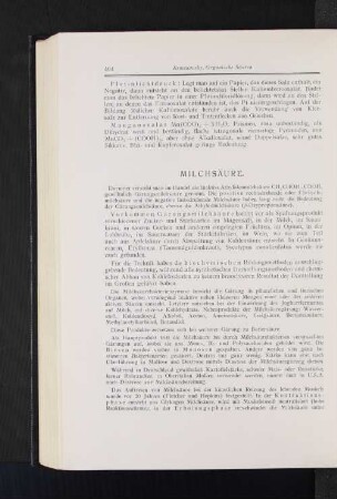 Milchsäure.