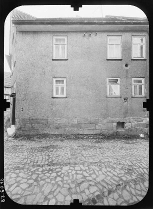 Schmalkalden, Gillergasse. Wohnhaus. Seitenfront (Teilansicht)