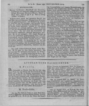 Schulze-Montanus, A. S.: Handbuch der Geometrie. Berlin: Rücker 1822