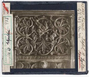 St. Gallen, Stiftsbibliothek: Tuotilo-Einband (Tuotilotafel). Ende 9./10. Jhd. (Stoedtner-Nr. 35133)