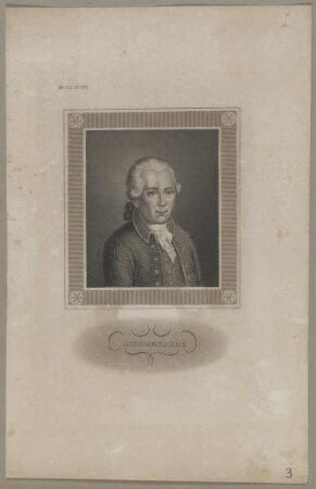 Bildnis des Georg Christoph Lichtenberg