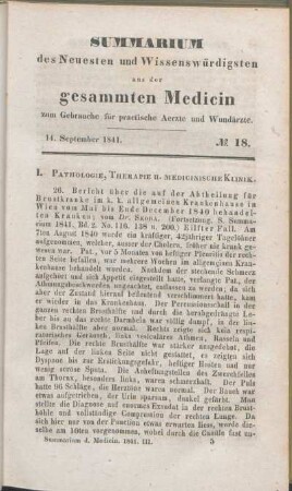 14. September 1841. No. 18.