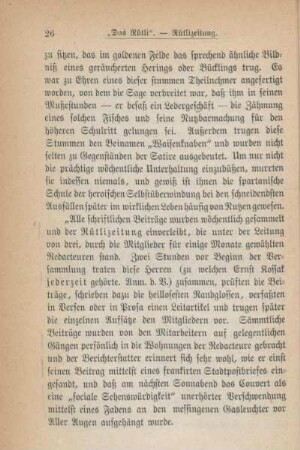 "Das Rütli" - Rütlizeitung