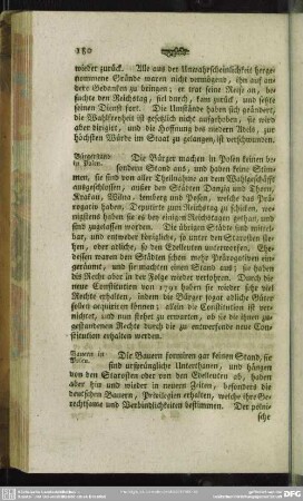 Bürgerstand in Polen