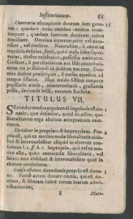 Titulus VII.