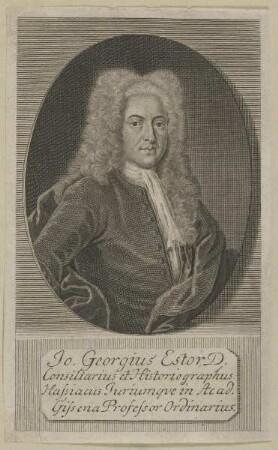 Bildnis des Jo. Georgius Estor
