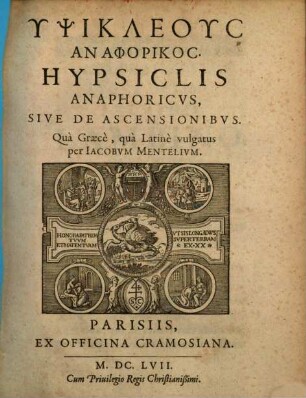Hypsiclis Anaphoricus