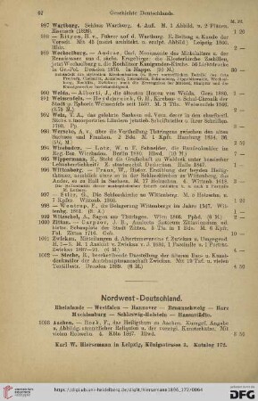 Nordwest-Deutschland (Nr. 1003 - 1244)