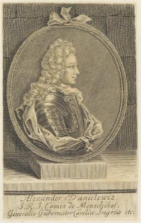 Bildnis des Alexander Danilowitsch Menschikow