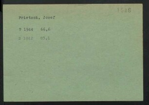 Frietsch, Josef