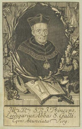 Bildnis des Leodegarius Abbas S. Galli