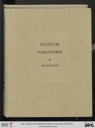36: Rocznik Muzeum Narodowego w Warszawie