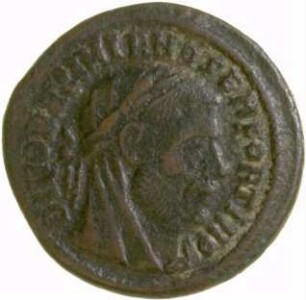 Münze, Halbfollis, 317 - 318